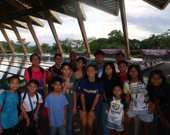 Sanchez pays it forward, holds swim clinic
